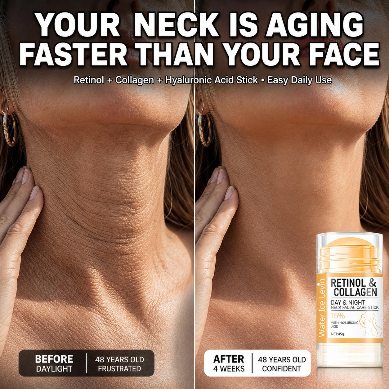Retinol and Collagen Neck Cream Facial