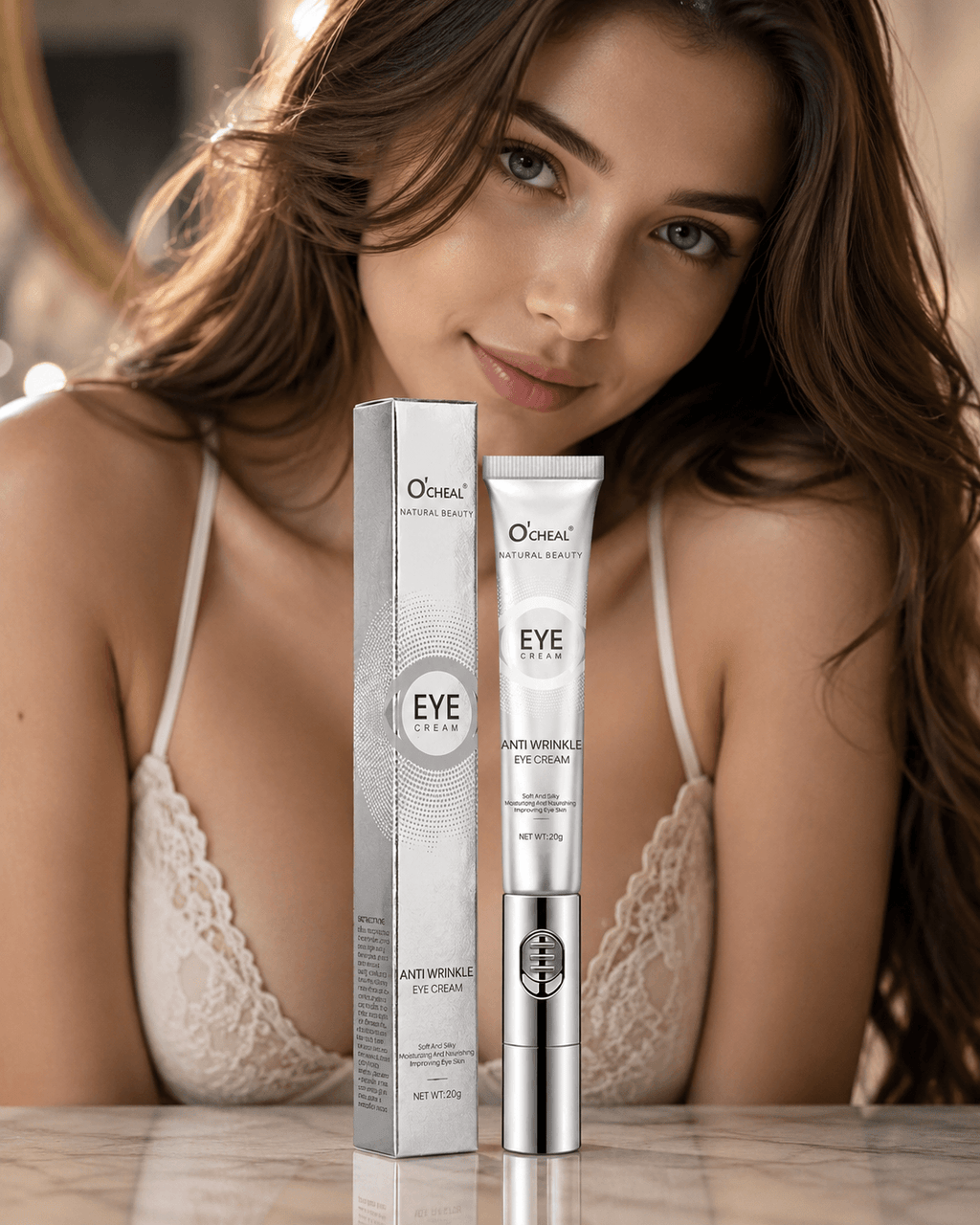 Anti-Aging Eye Massage Cream with Electric Massage Function