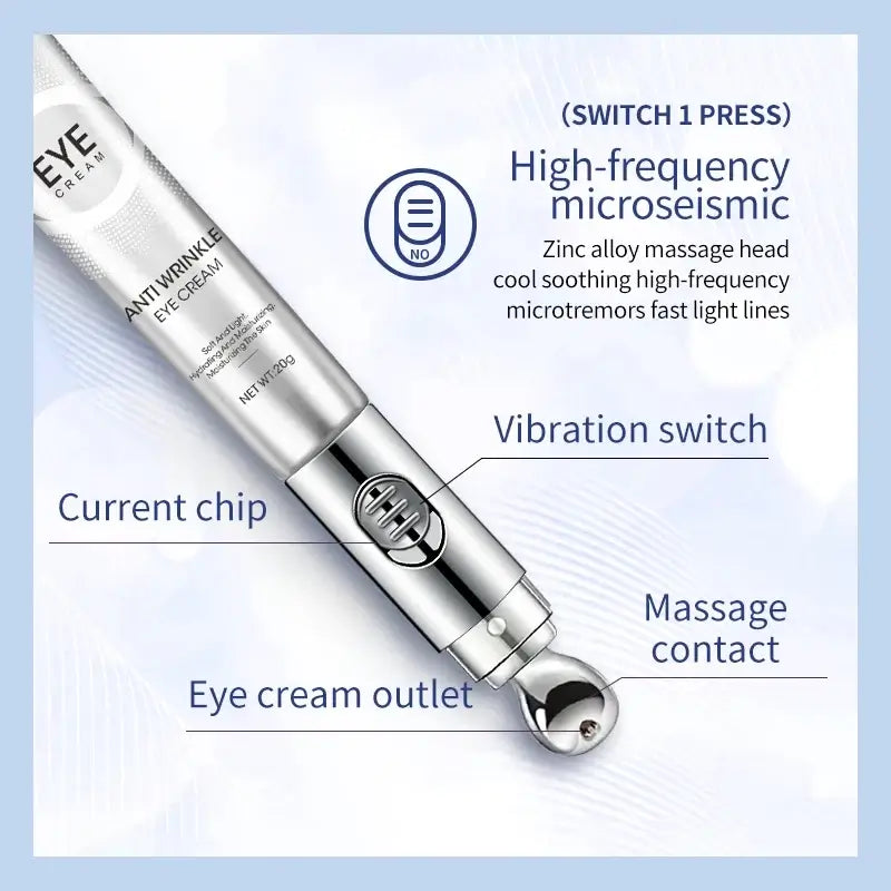Anti-Aging Eye Massage Cream with Electric Massage Function