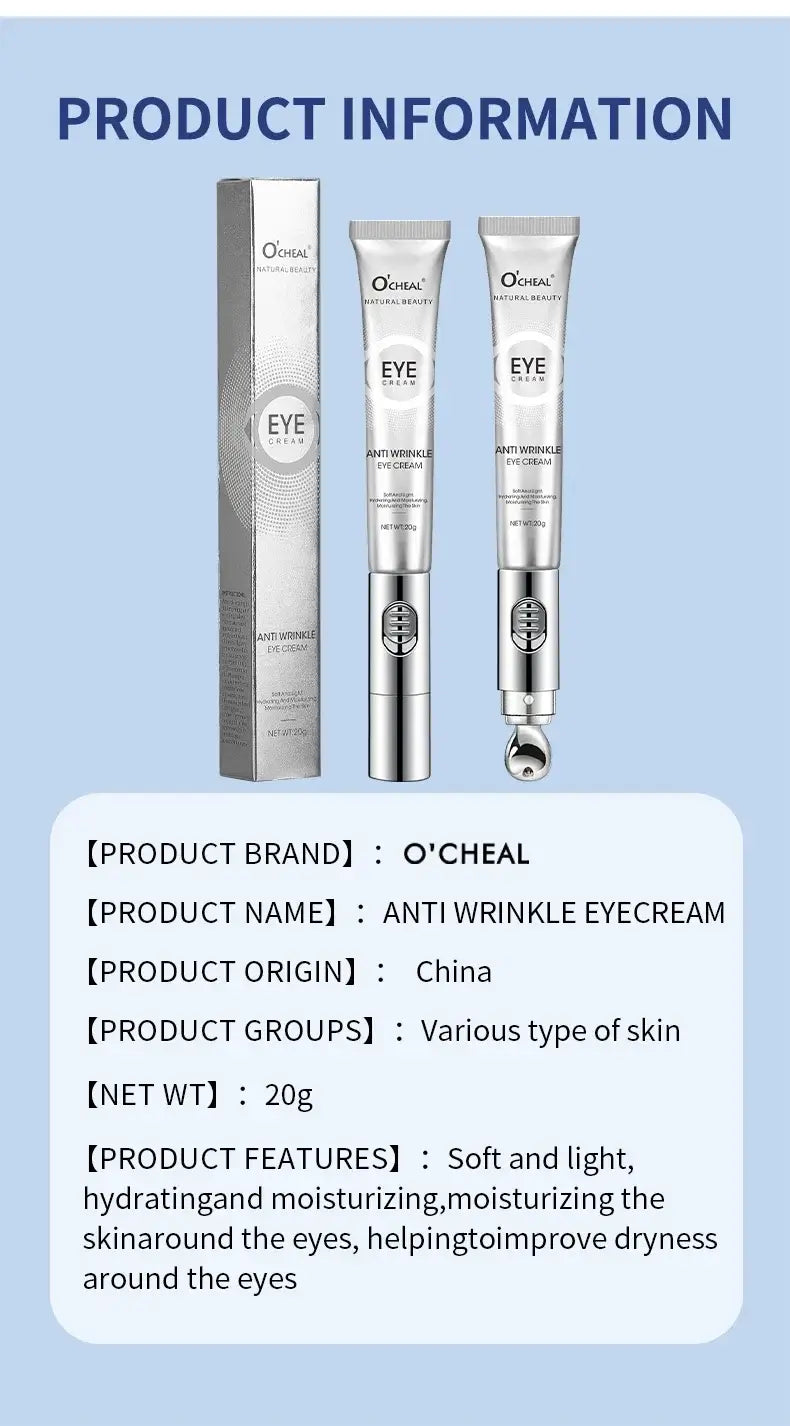 Anti-Aging Eye Massage Cream with Electric Massage Function