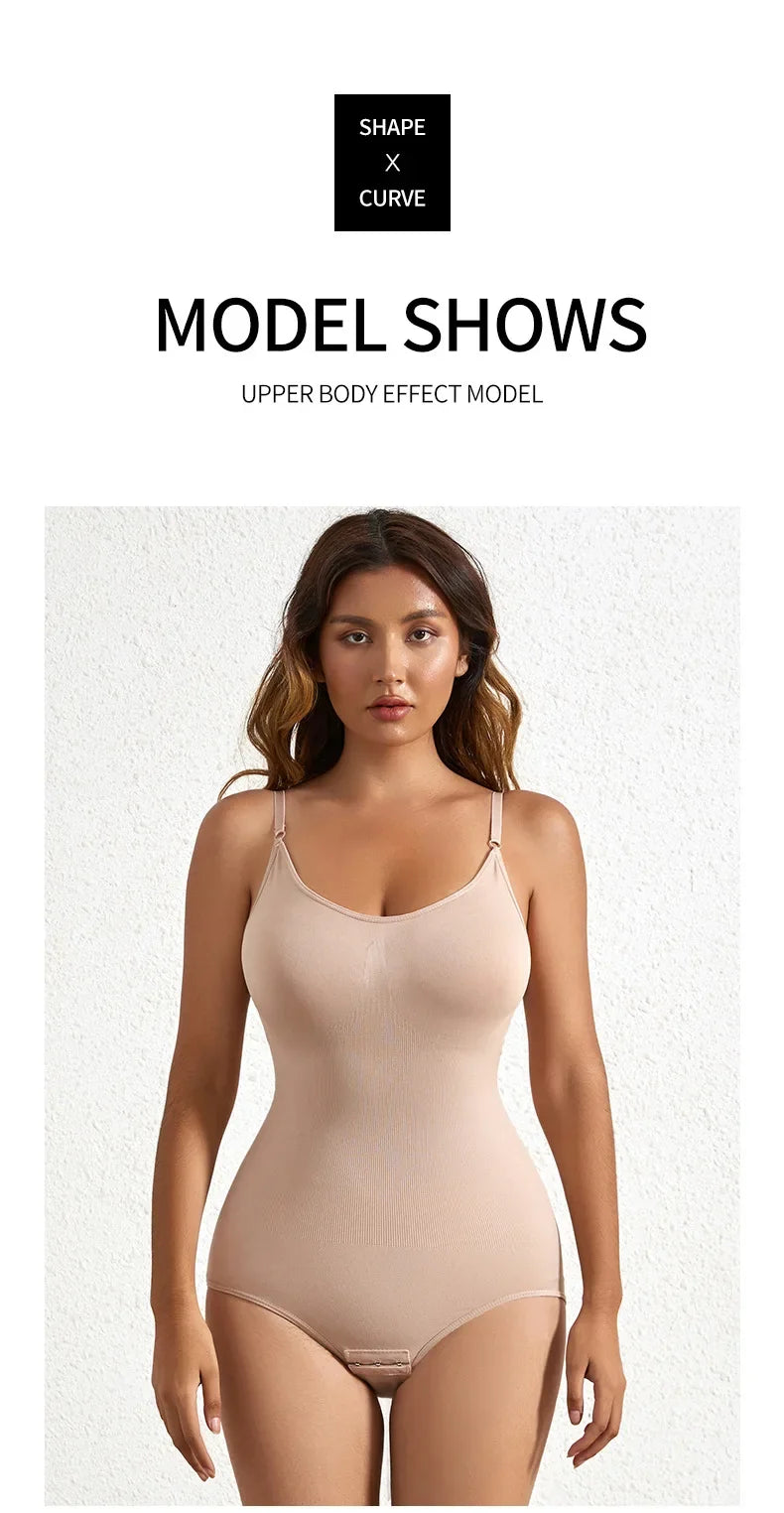 Sculpting Body Shaper: Tummy Control + Butt Lift + Adjustable Straps