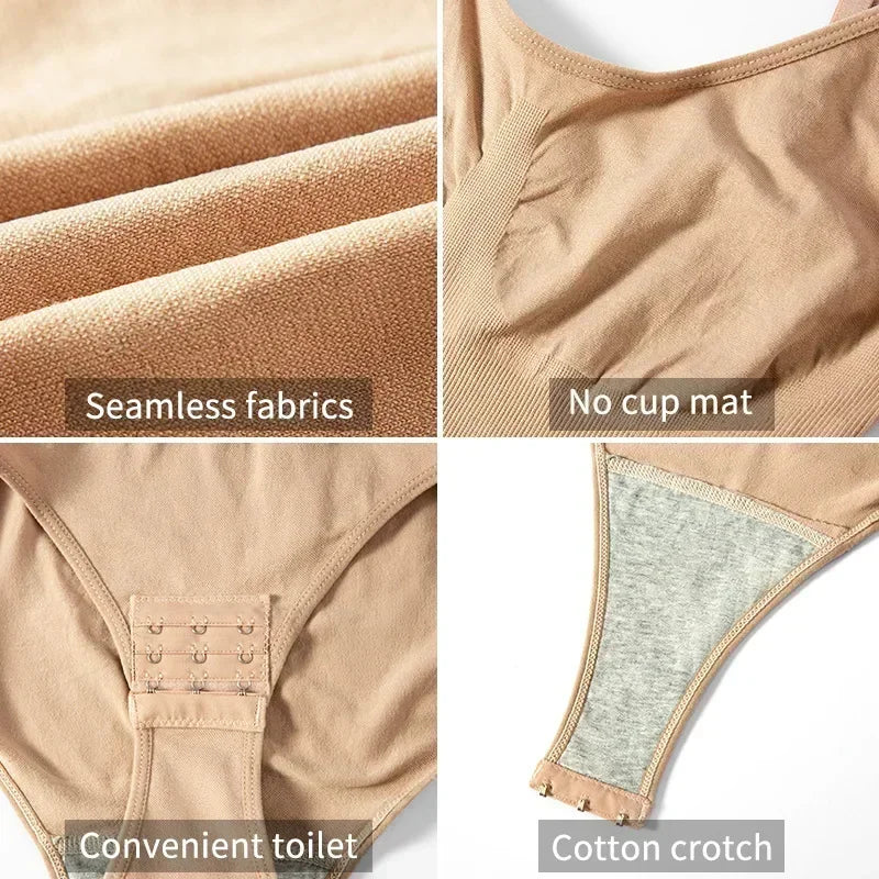 Sculpting Body Shaper: Tummy Control + Butt Lift + Adjustable Straps