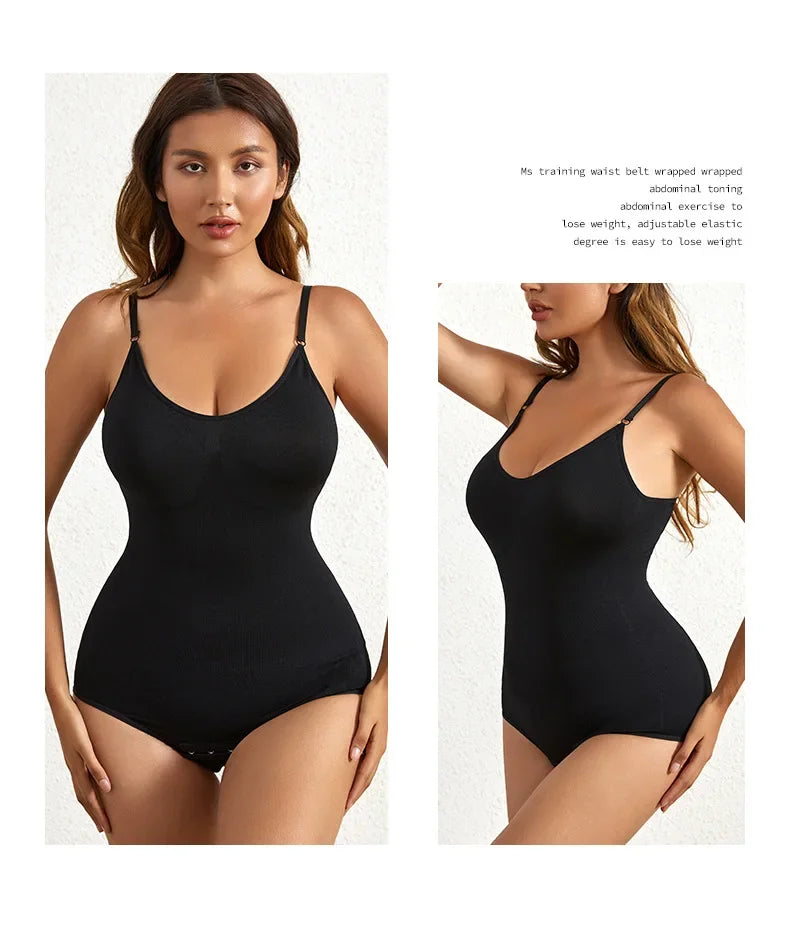 Sculpting Body Shaper: Tummy Control + Butt Lift + Adjustable Straps