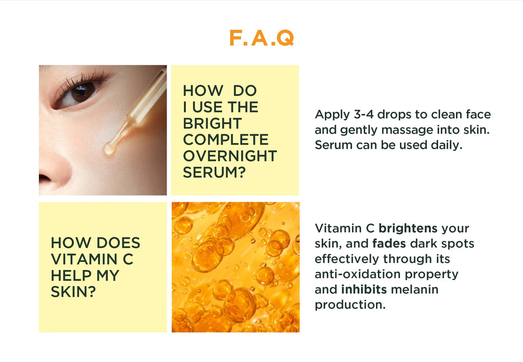 Vitamin C Brightening Face Serum | Rebuild The Skin