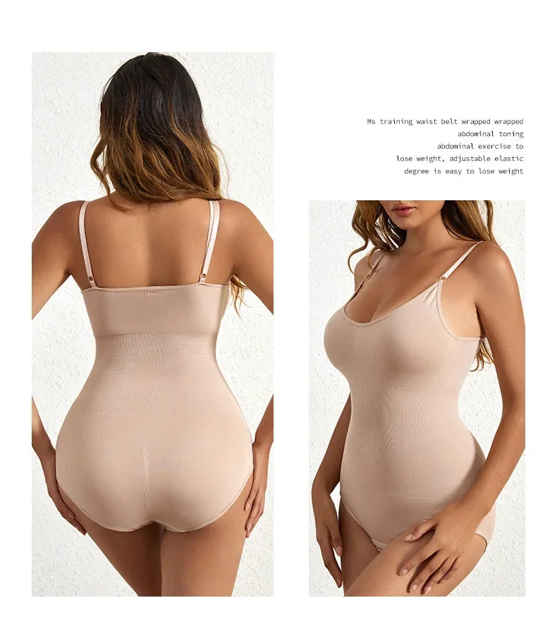 Sculpting Body Shaper: Tummy Control + Butt Lift + Adjustable Straps