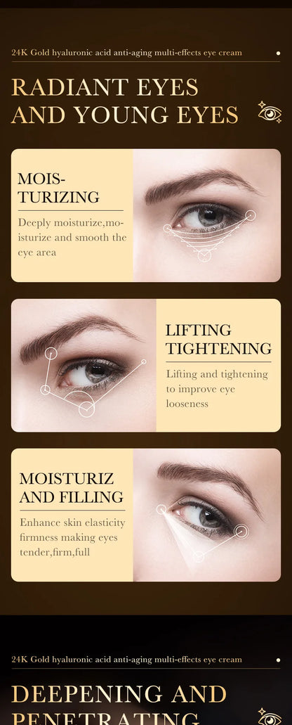 Eye Cream (24K Gold Brightening Cream) | Luxurious Treatment