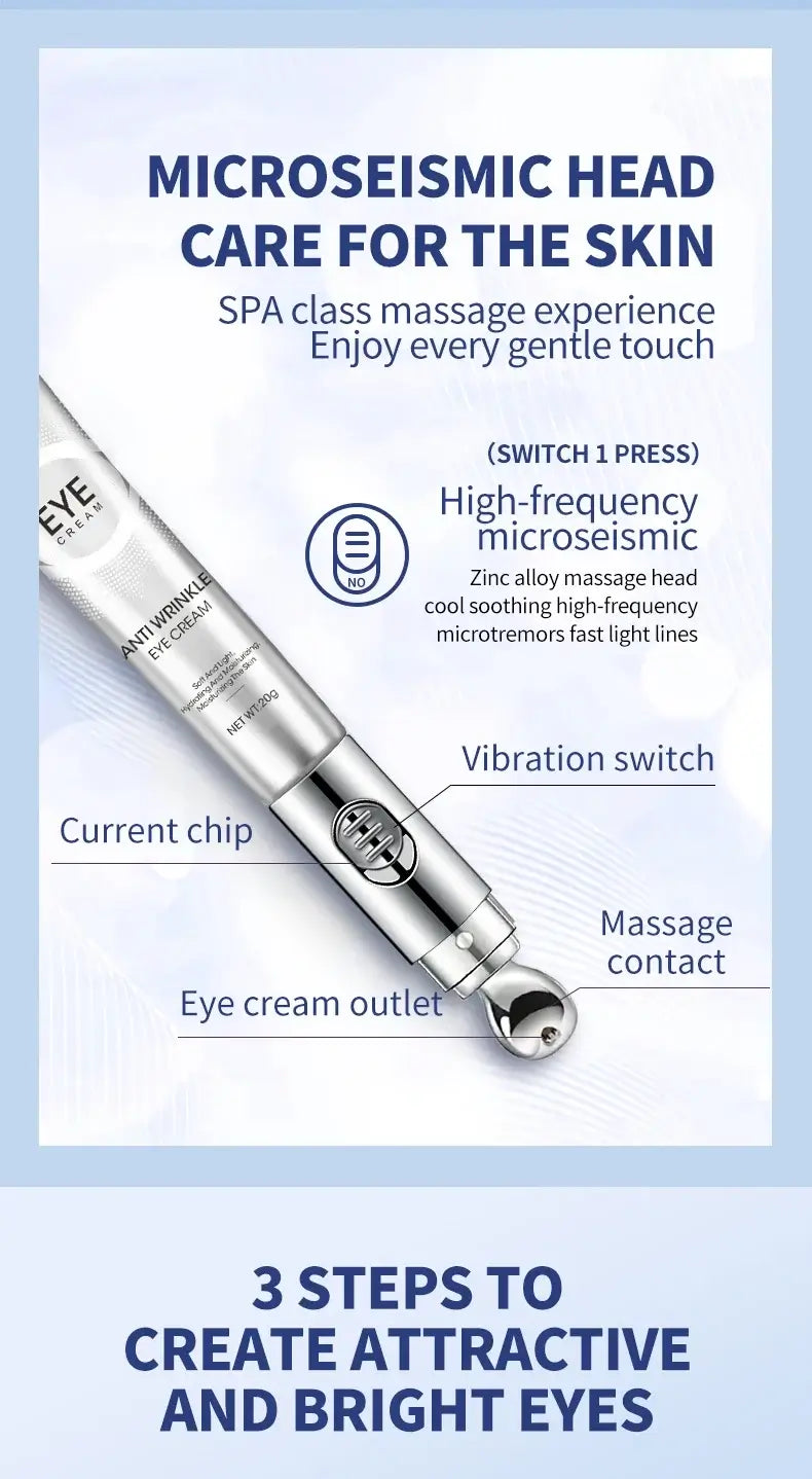 Anti-Aging Eye Massage Cream with Electric Massage Function